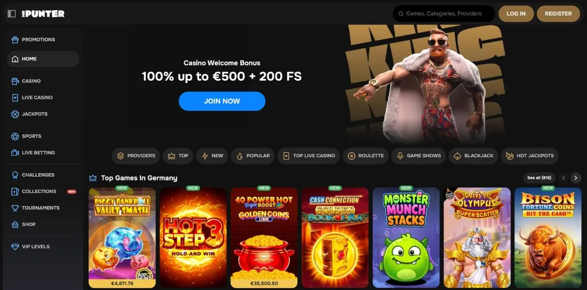 MrPunter home page in English with a welcome bonus of 100% up to €500 plus 200 spins MrPunter home page in English with a welcome bonus of 100% up to €500 plus 200 spins